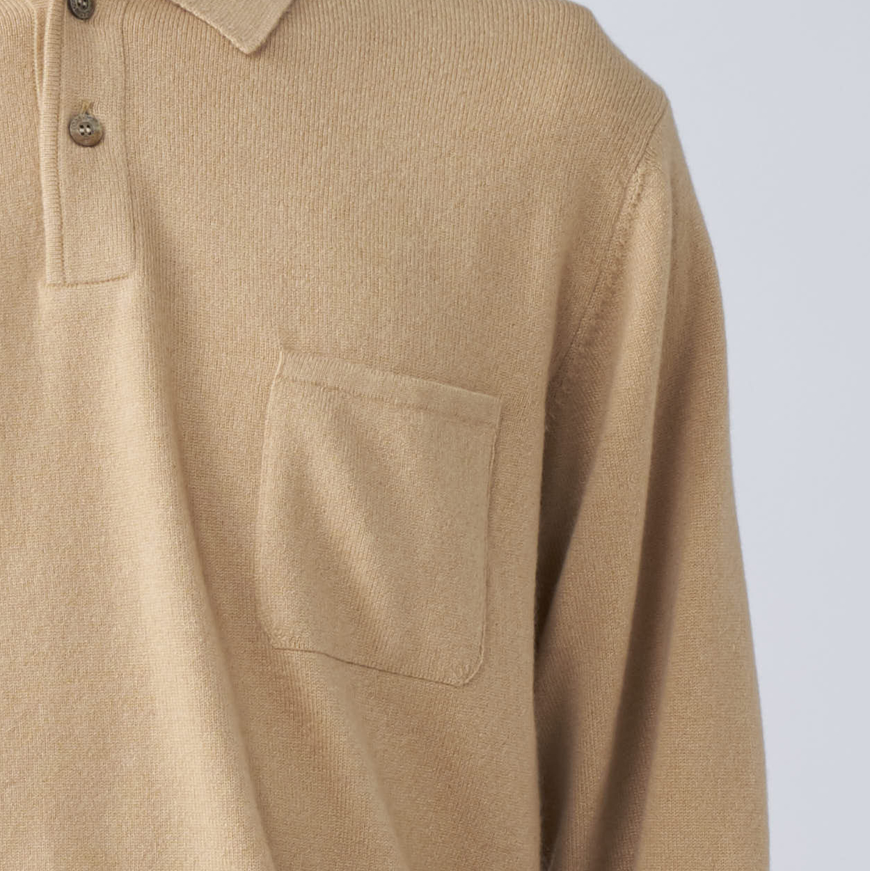 ポロ カシミヤ 12G【鉄紺：Col.49】｜LeCENT｜日本製カシミヤ カラー 
